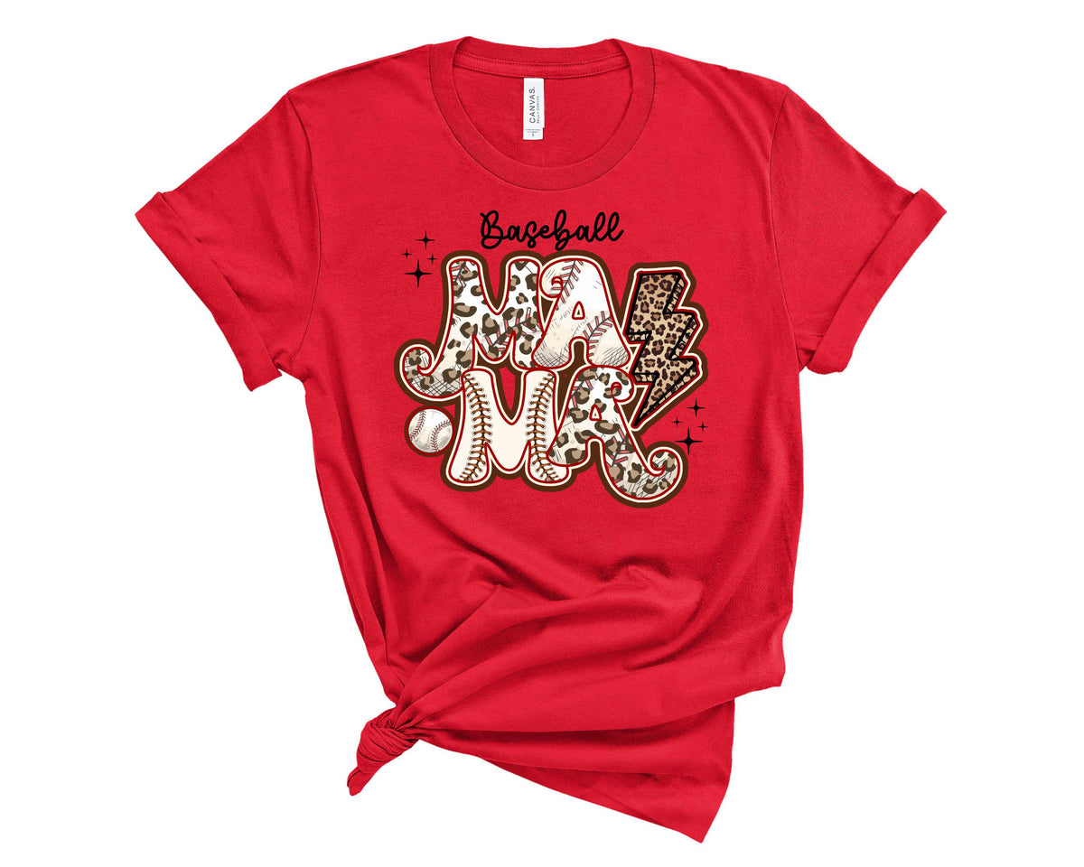 Baseball Mama Leopard - Transfer