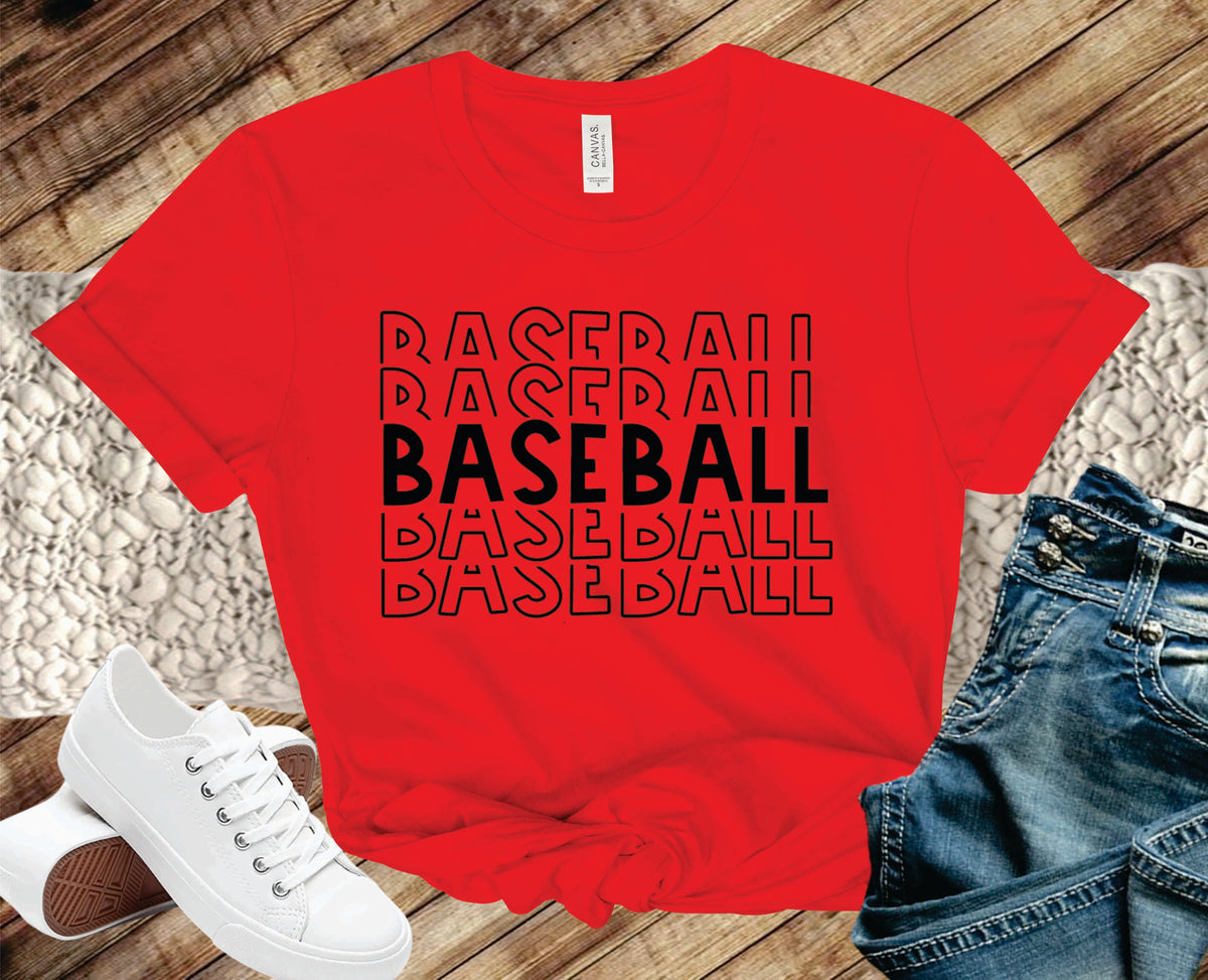 Baseball Stacked - Transfer