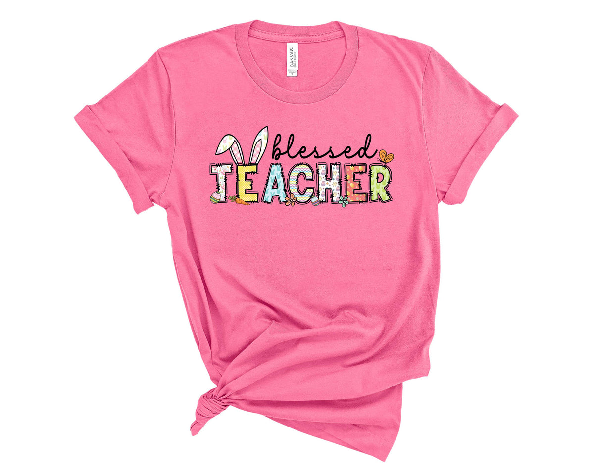 Blessed Teacher Easter Doodle - Transfer
