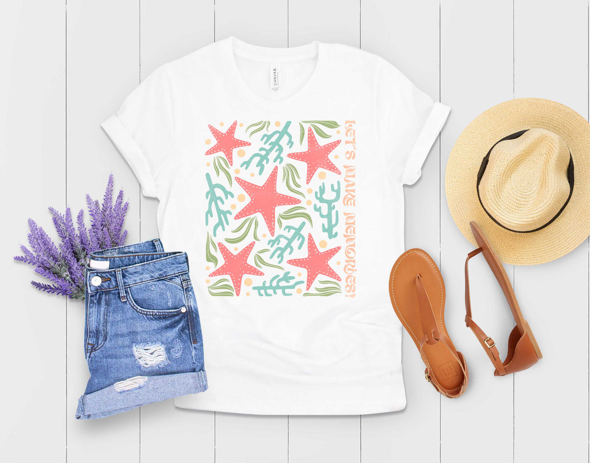 Boho Beach Let's Make Memories! - Transfer
