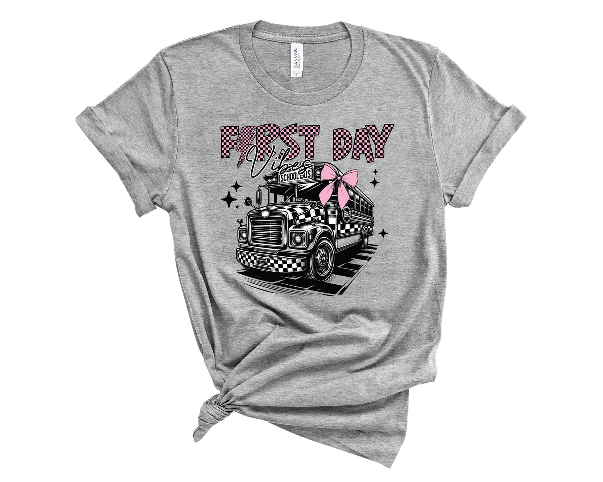 Checkered First Day Vibes Bus - Transfer