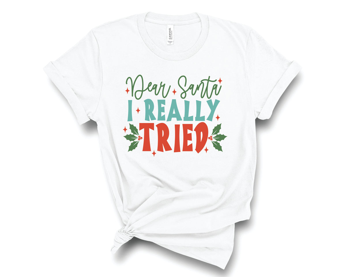 Dear Santa I Really Tried - Transfer
