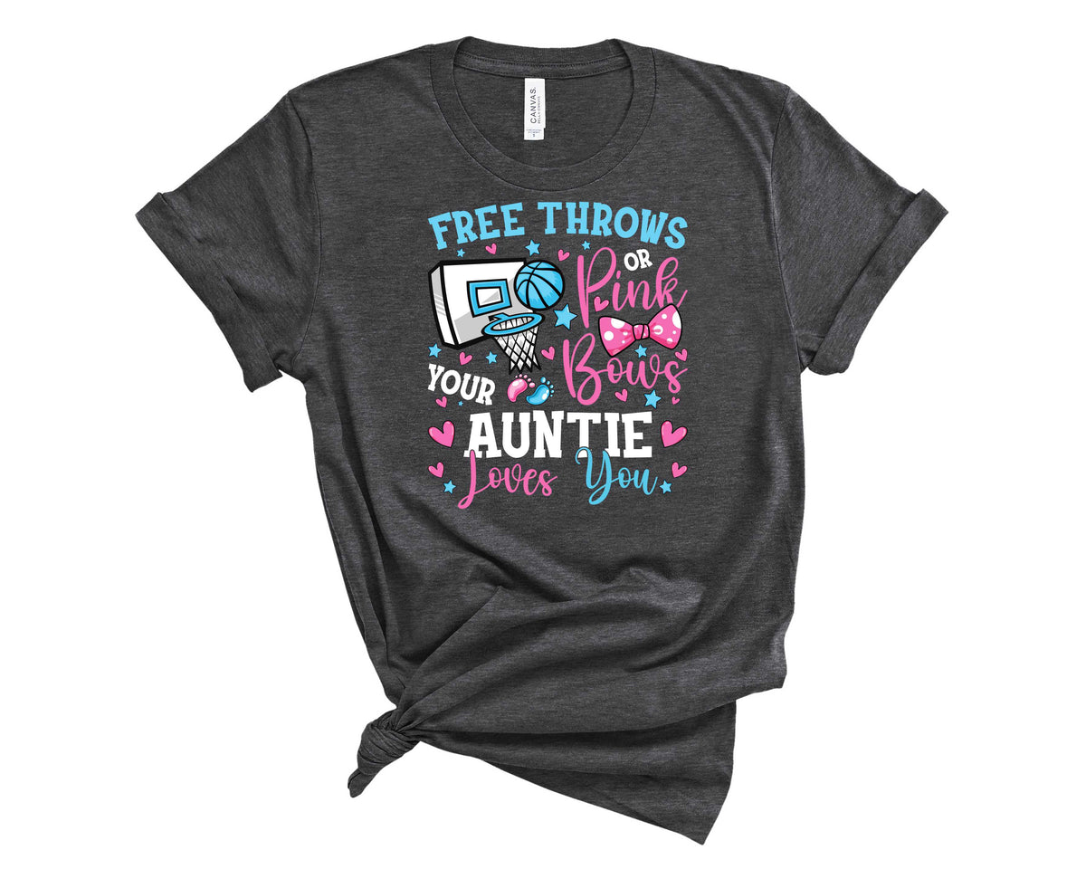 Free Throws Or Pink Bows Auntie Loves You - Transfer