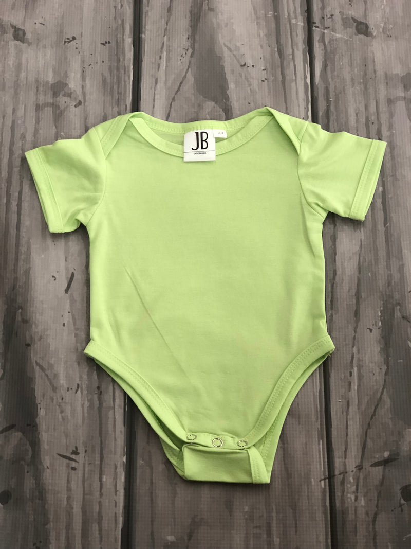 Polyester Infant Bodysuit - Pastel Green