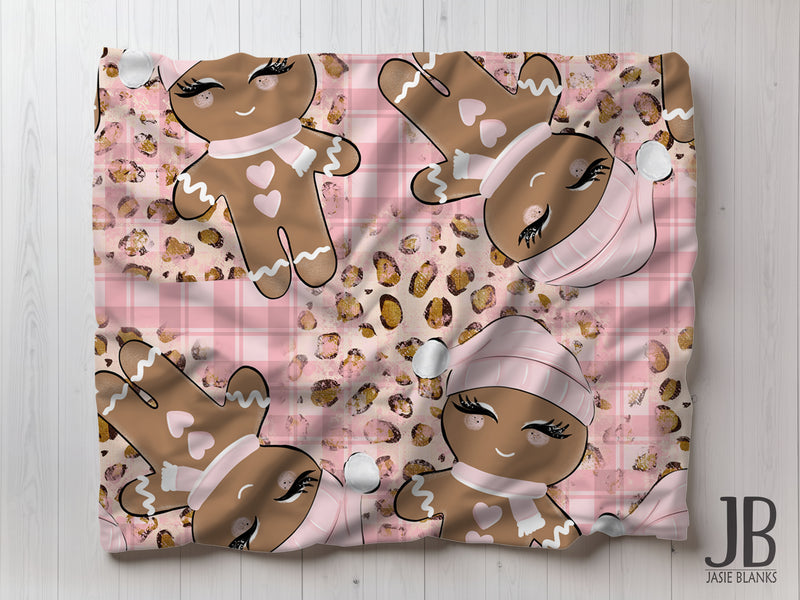 Gingerbread Women Plush Blanket