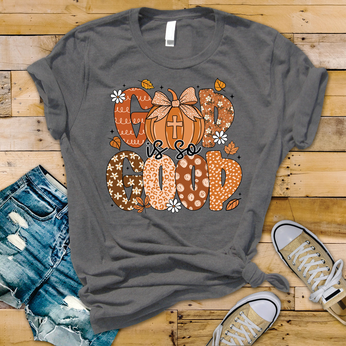 God Is Good Fall Doodle - Transfer