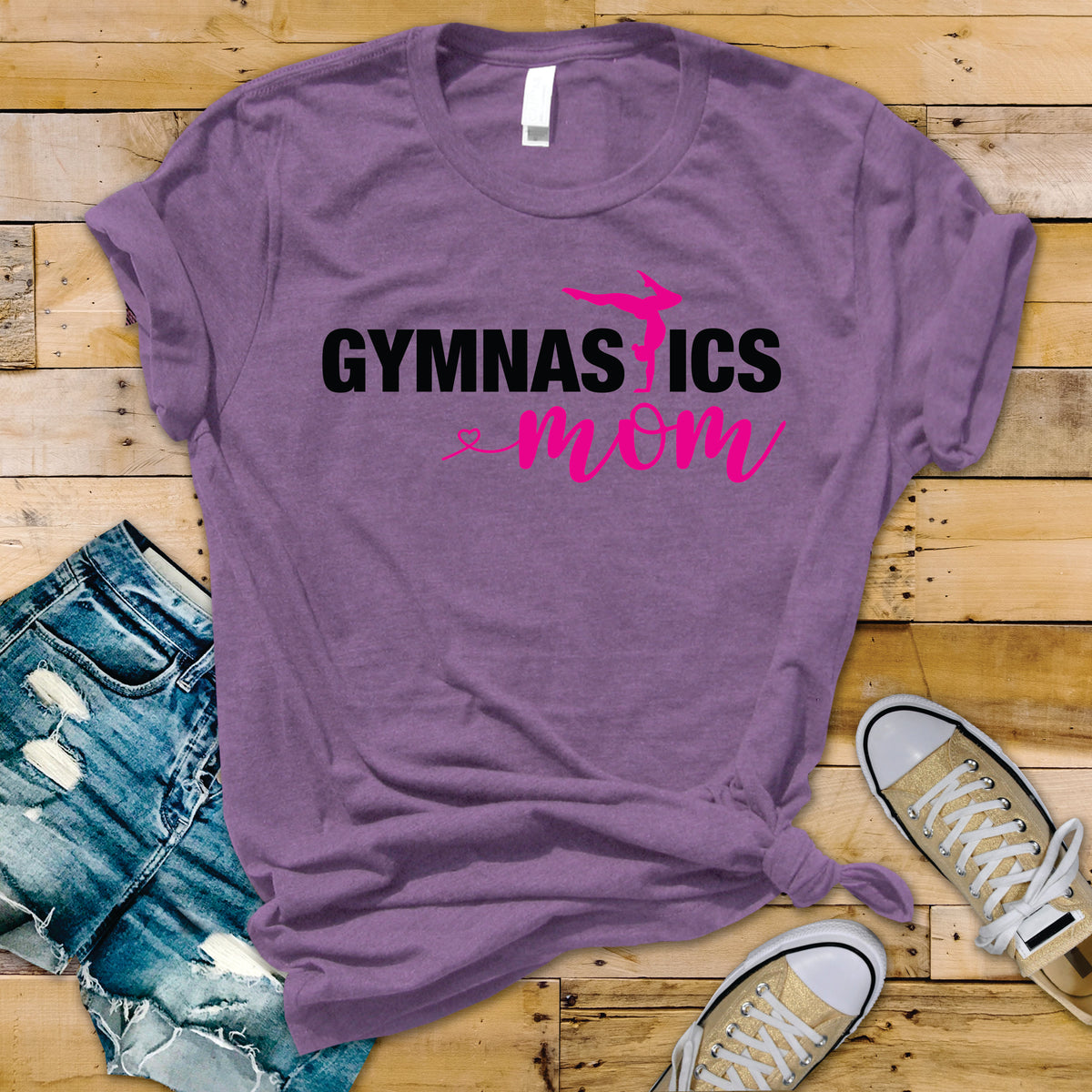 Gymnastics Mom Hot Pink - Transfer