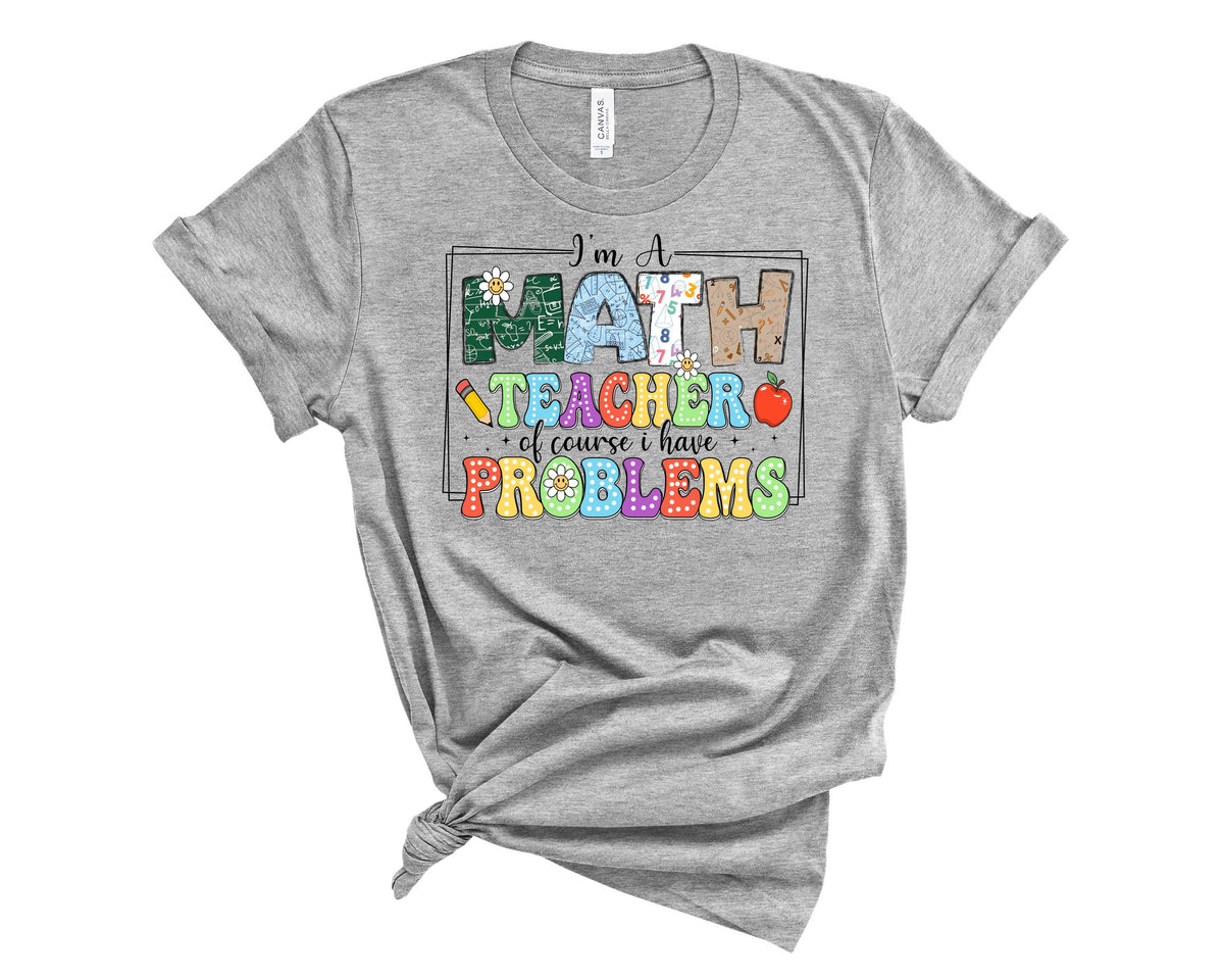 I'm A Math Teacher Of Course I Have Problems-Transfer