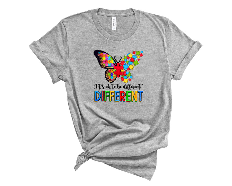 Its okay to be different butterfly - Graphic Tee