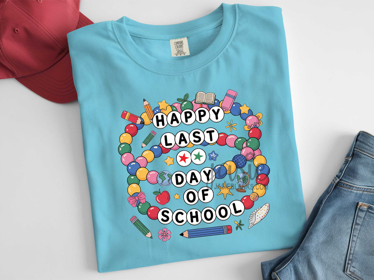 Last day of School Friendship Bracelet - Transfer