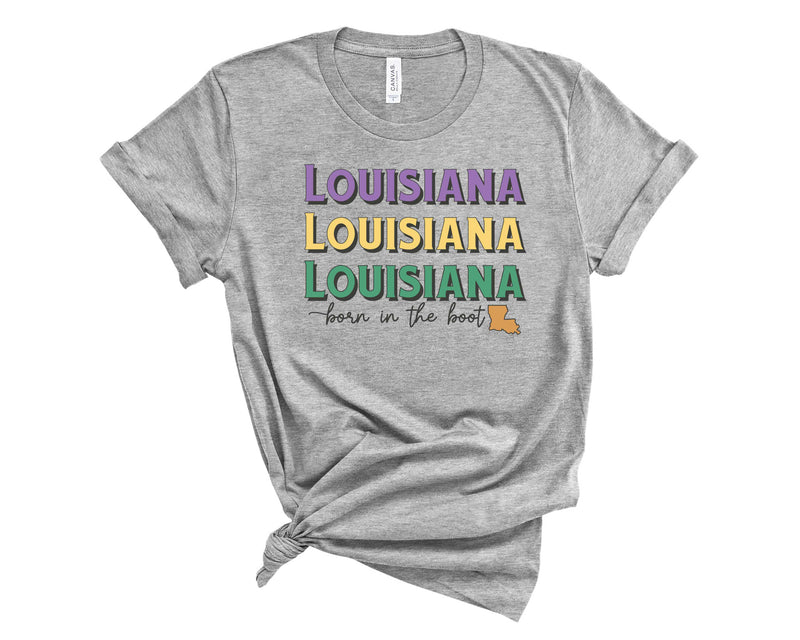Louisiana Stacked Born In The Boot - Transfer