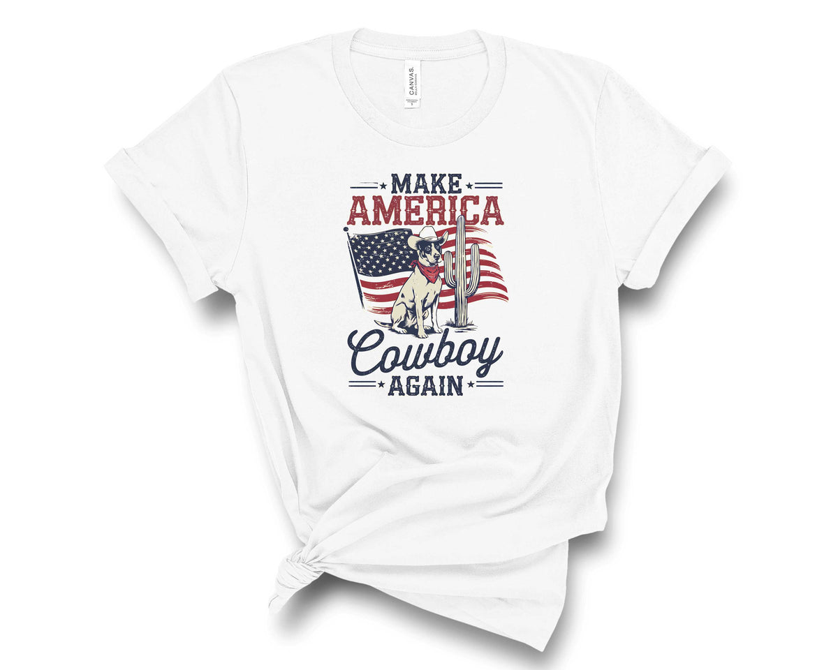 Make America Cowboy Again - Dog - Transfer
