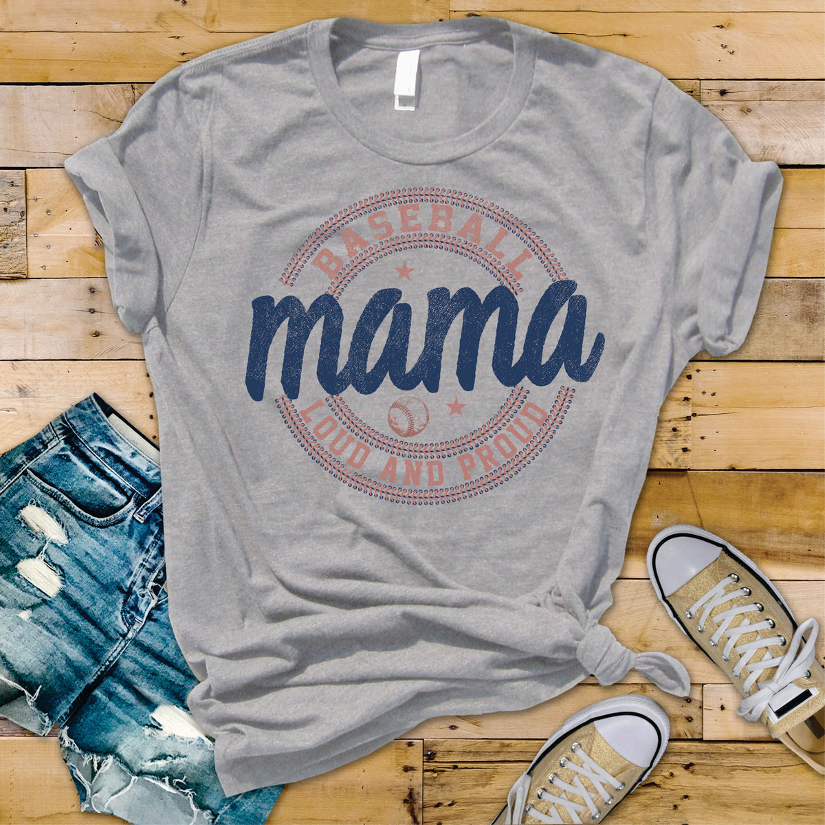 Mama Baseball Loud and Proud - Transfer