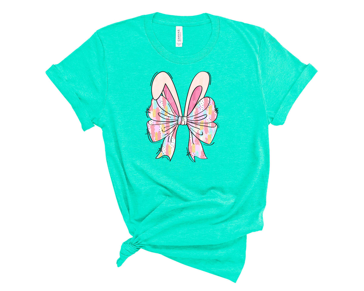 Pastel Coquette Ears and Bow - Transfer
