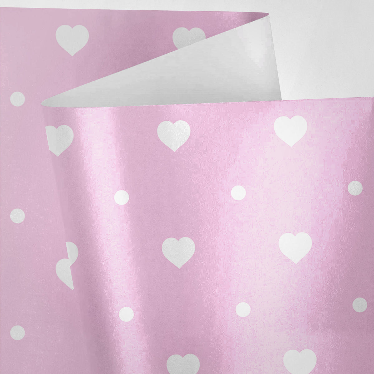 Pink Hearts Wrapping Paper