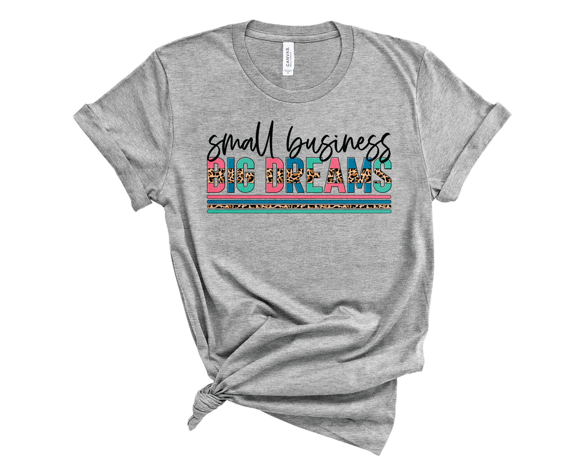 Small Business Big Dreams Leopard - Transfer
