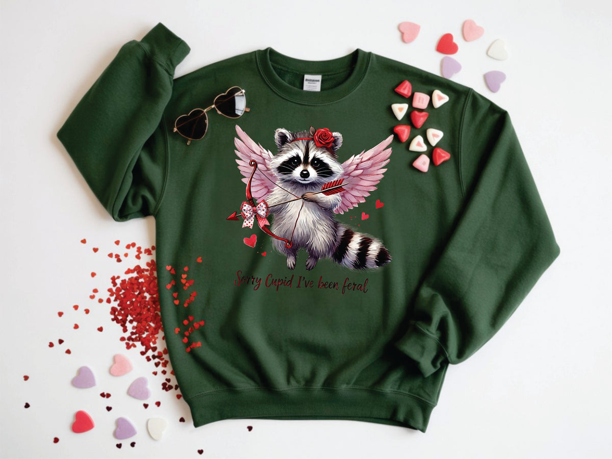 Sorry Cupid Raccoon - Transfer
