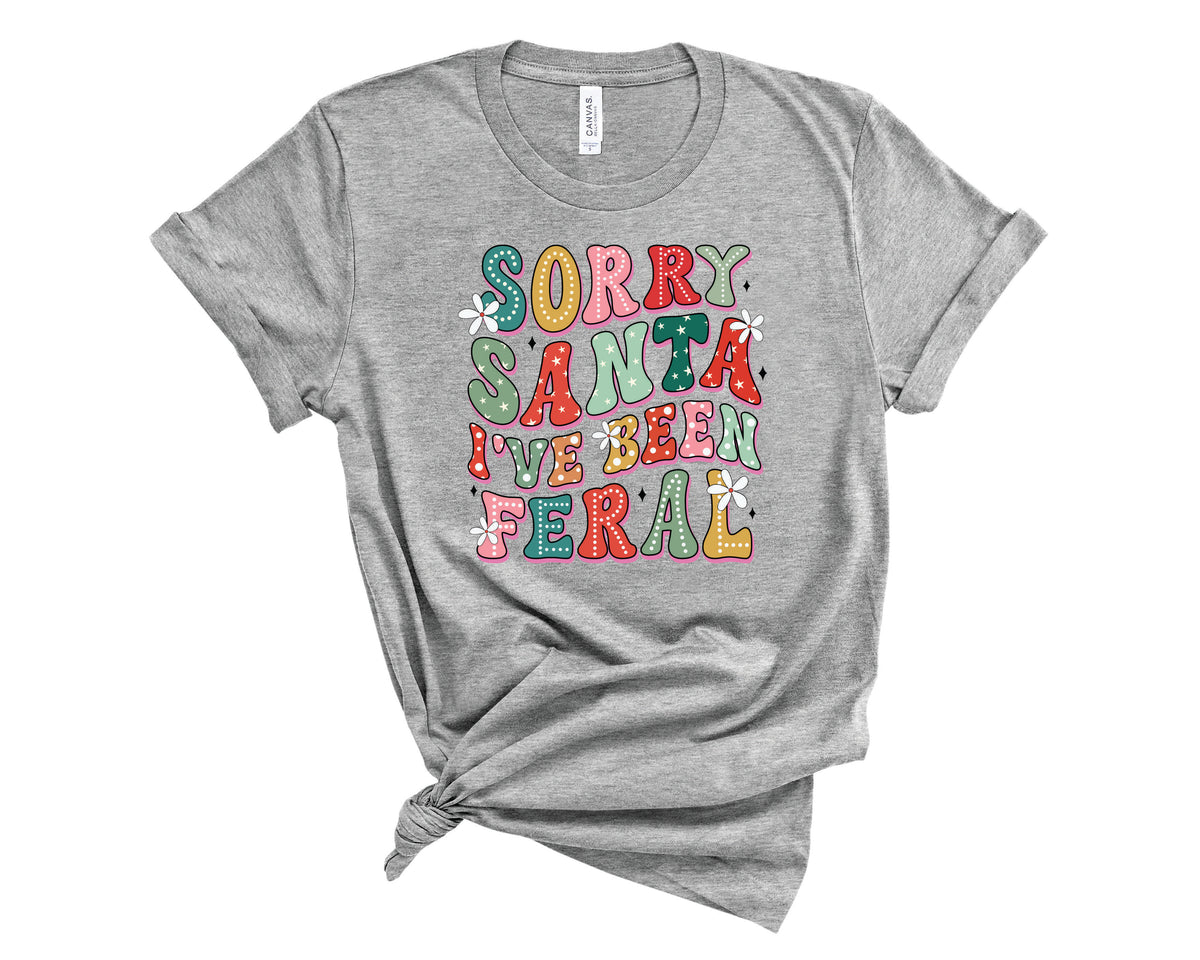 Sorry Santa I Have Been Feral Retro - Transfer