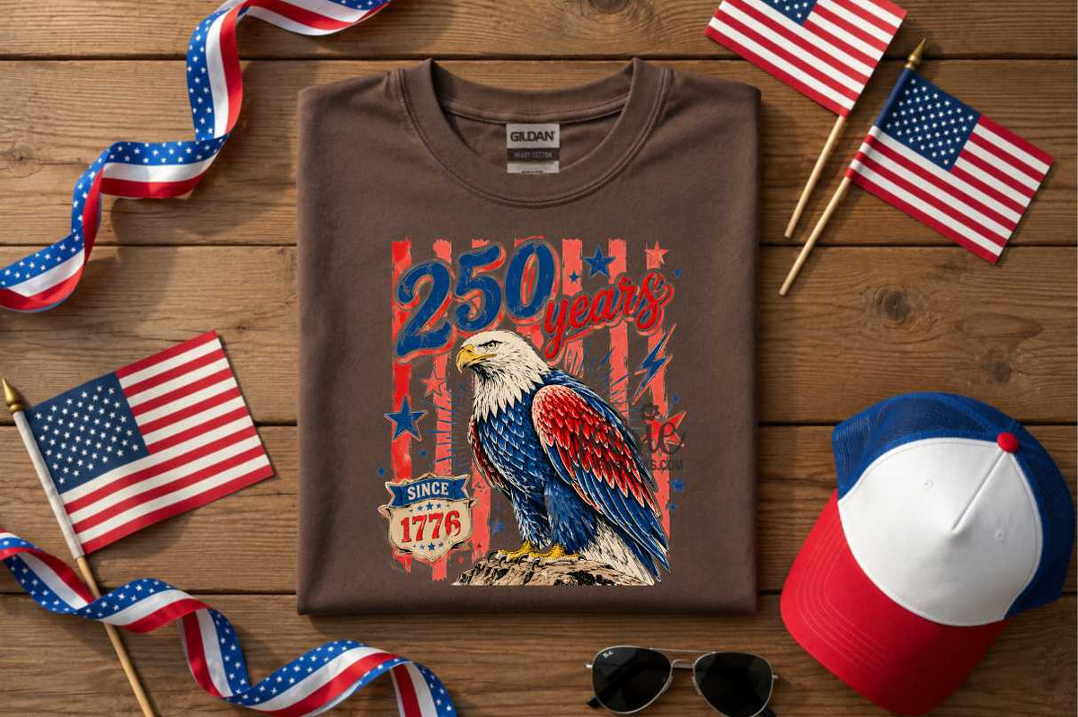 Stripes Eagle 250th - Transfer