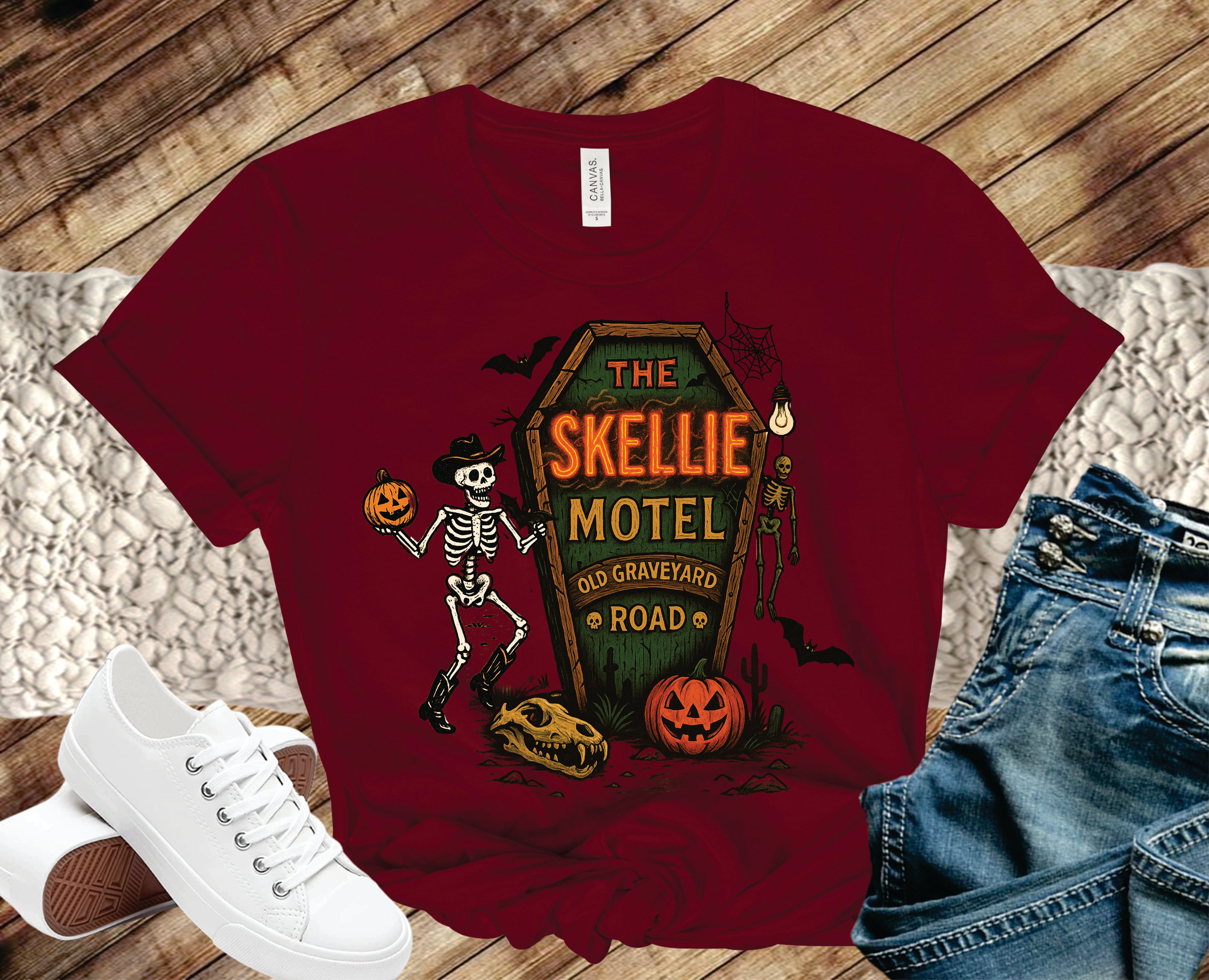 Skellie Motel Graphic Sweatshirt