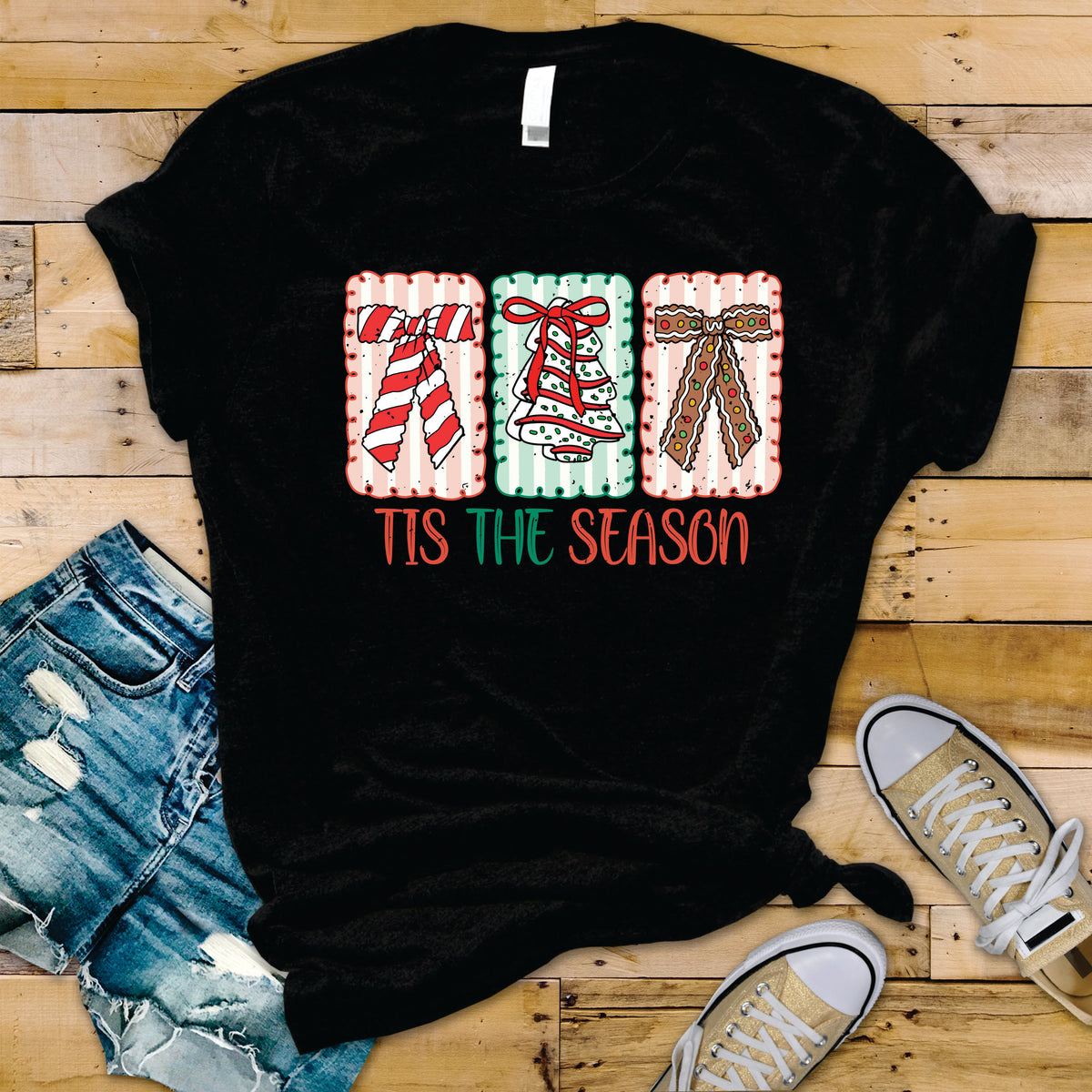 Tis The Season Seer Sucker Tree Cake - Transfer