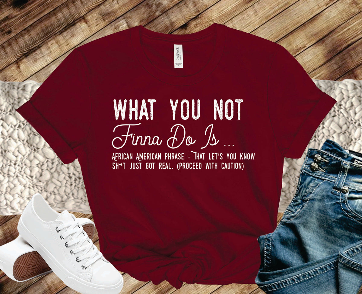What You Not Finna Do Is - Transfer