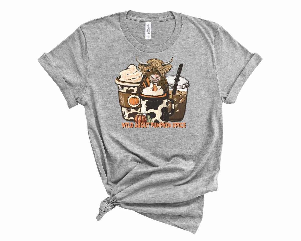 Wild About Pumpkin Spice Highland Cow - Transfer