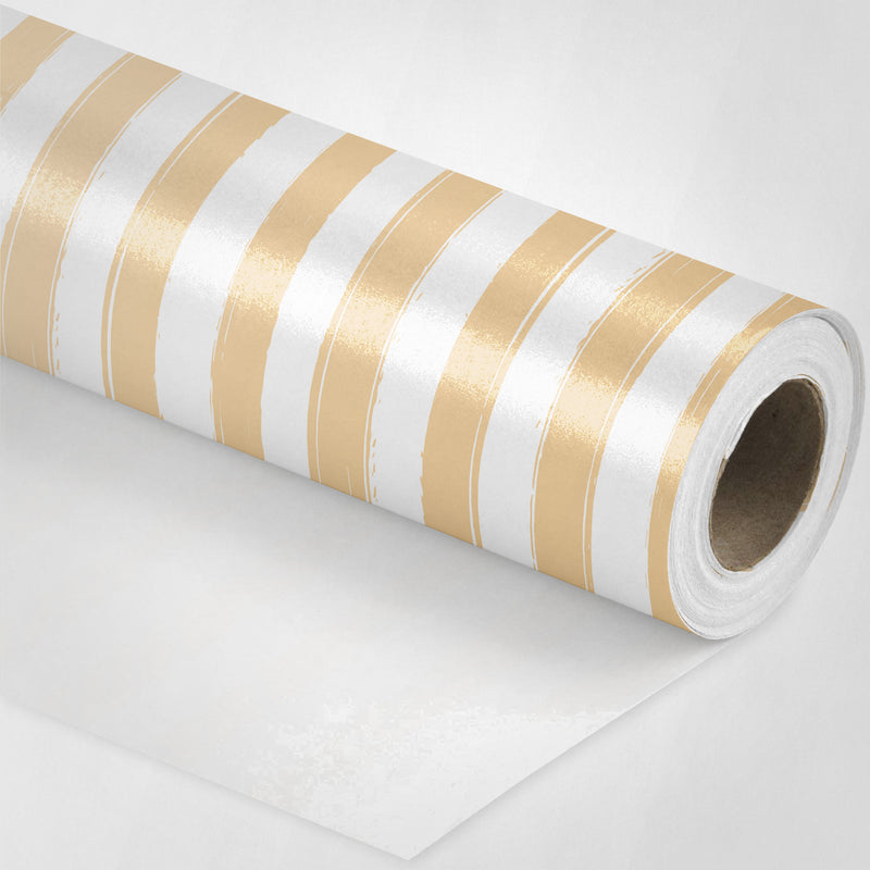 Yellow Stripes Wrapping Paper
