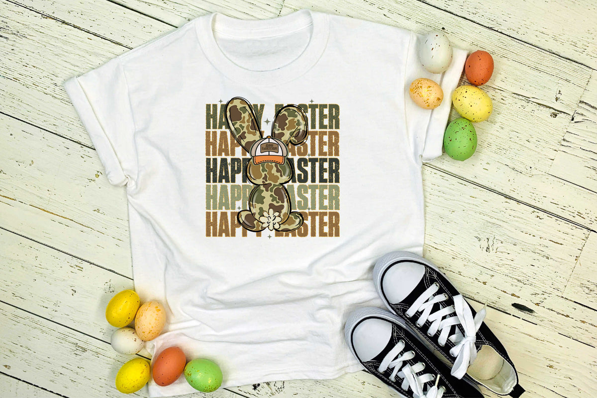 Camo Happy Easter - Transfer