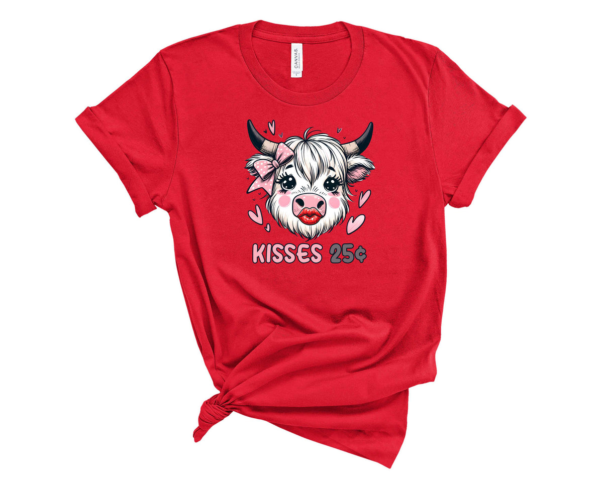 Cow Kisses 25 Cent - Transfer