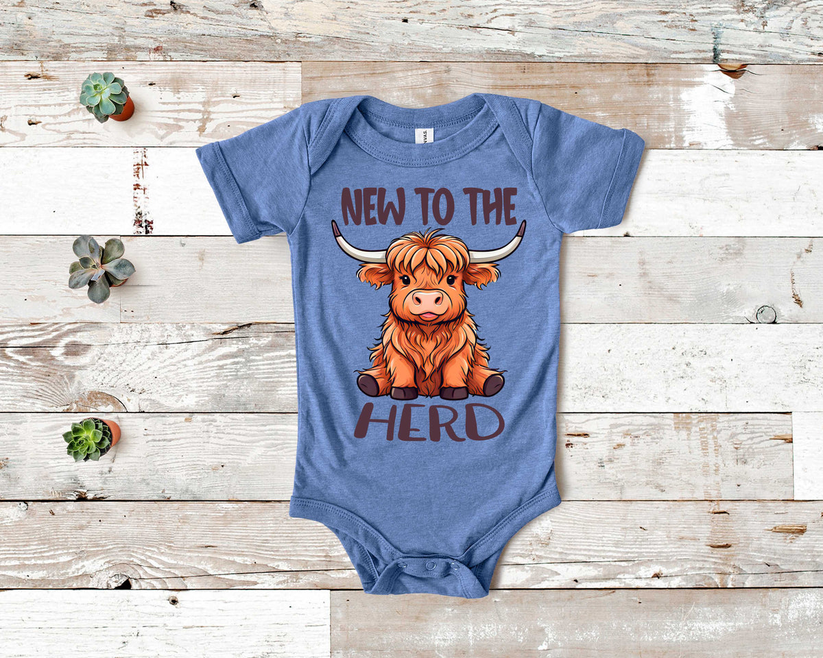 New To The Heard Highland Cow - Transfer
