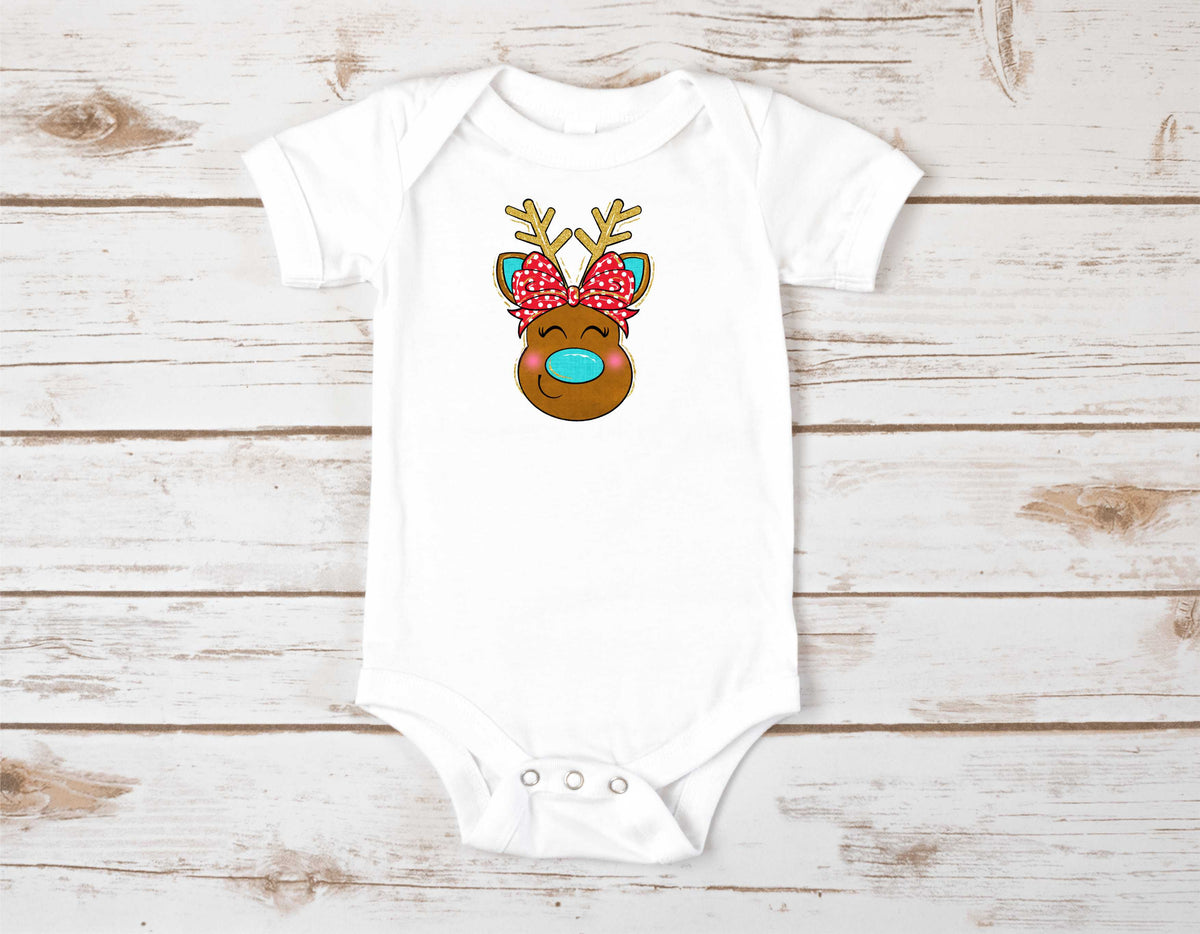 Red Polka Dot Reindeer - Transfer