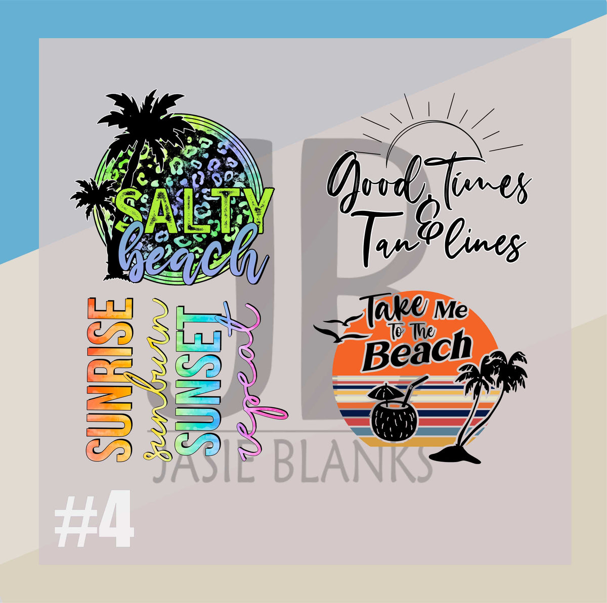 Beach Gang Sheet #4