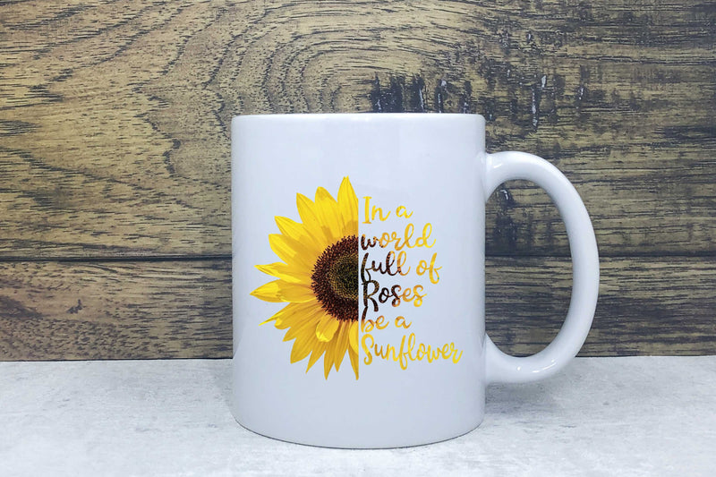 Ceramic Mug - Be a sunflower