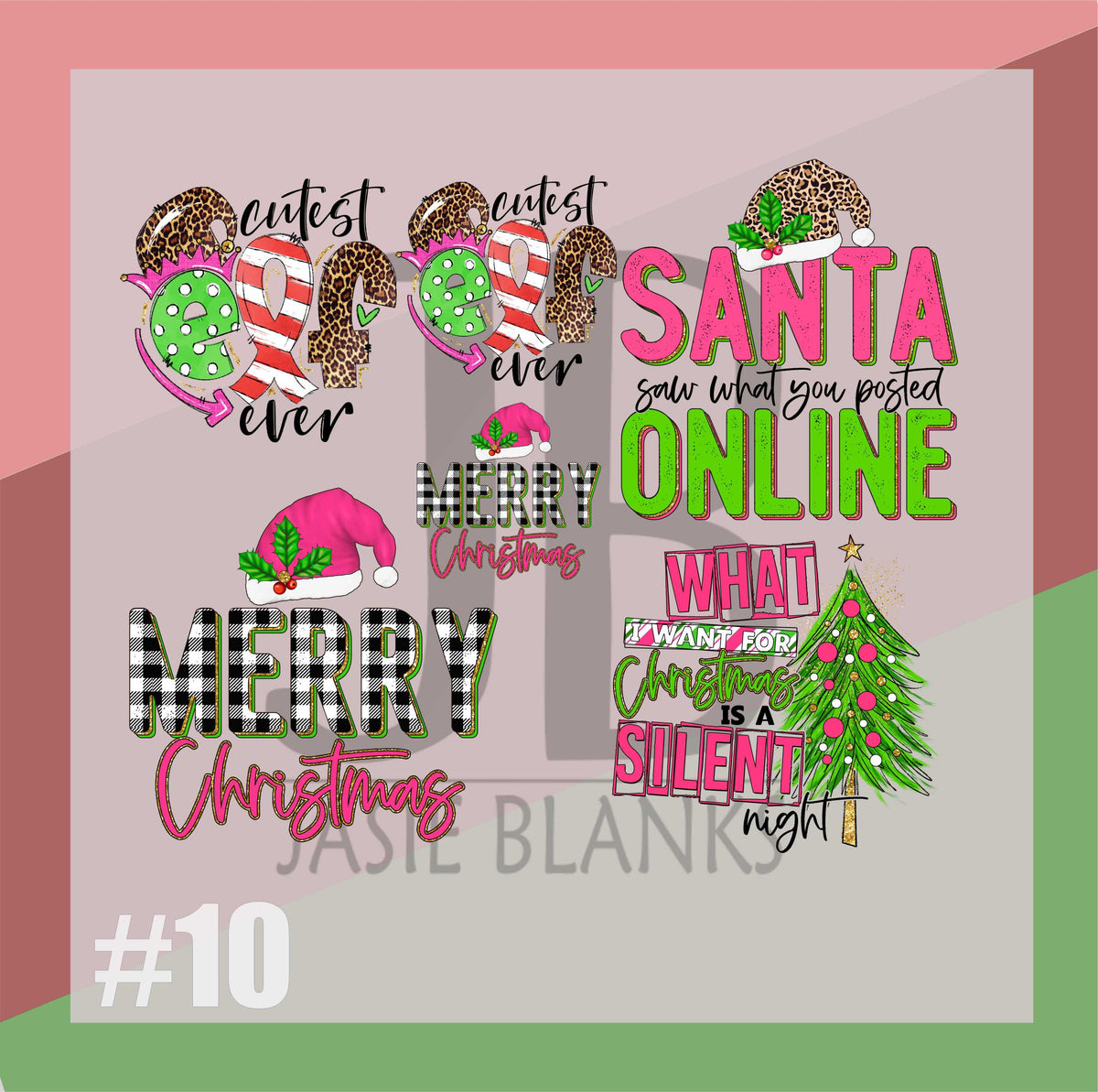Christmas Gang Sheet #10