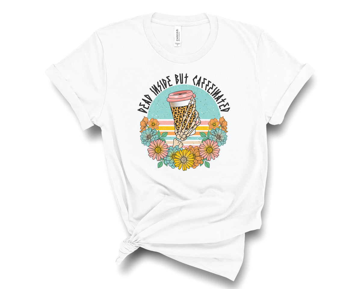 Dead Inside But Caffeinated Vintage - Transfer