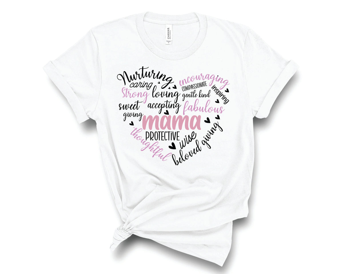 Doodle Heart MAMA - Transfer