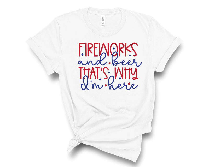 Fireworks and Beer - Graphic Tee