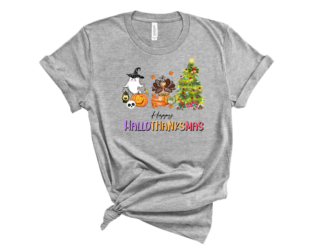Happy Hallothanksmas Boo Turkey - Transfer