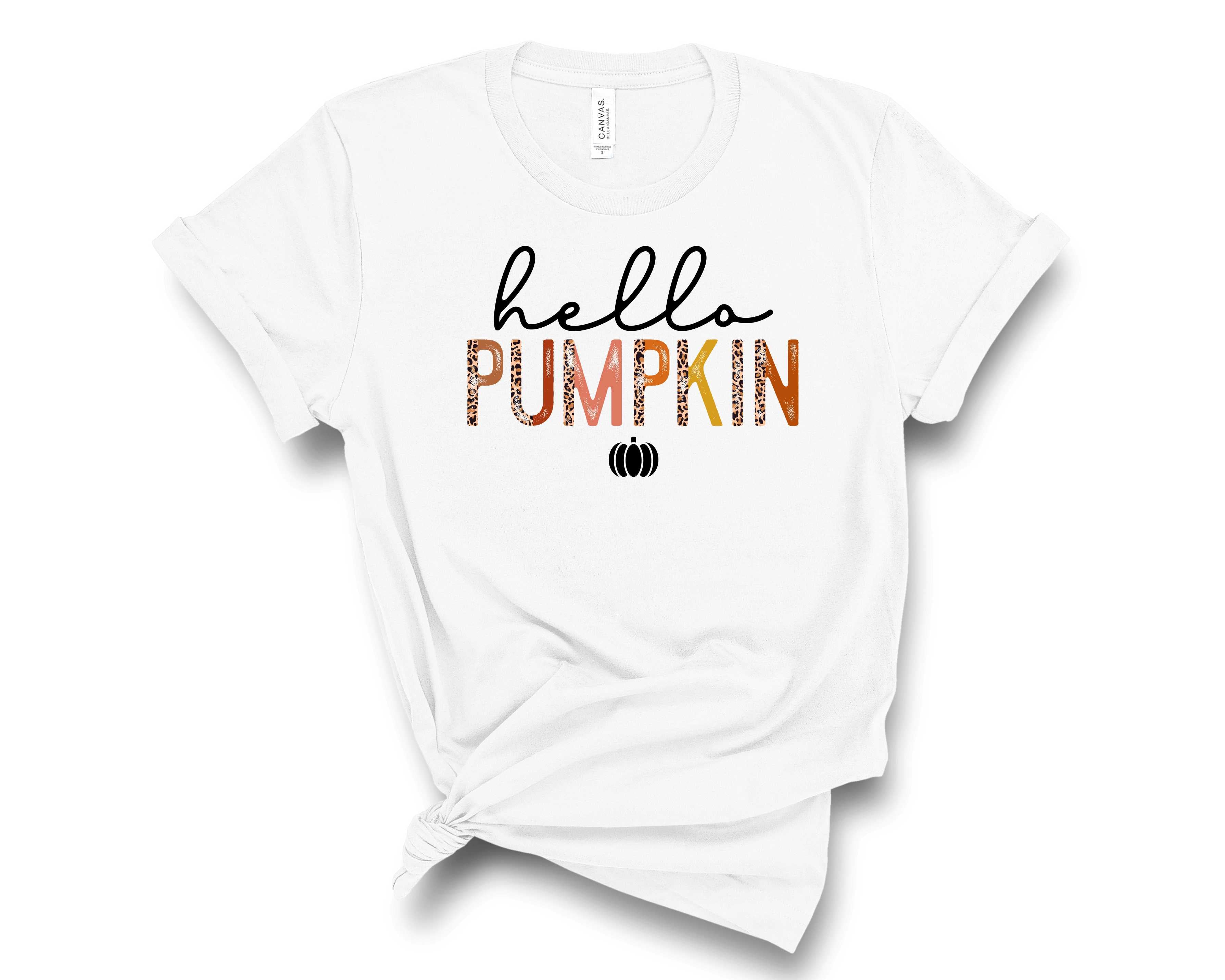 Hey Pumpkin V Neck Graphic Tee
