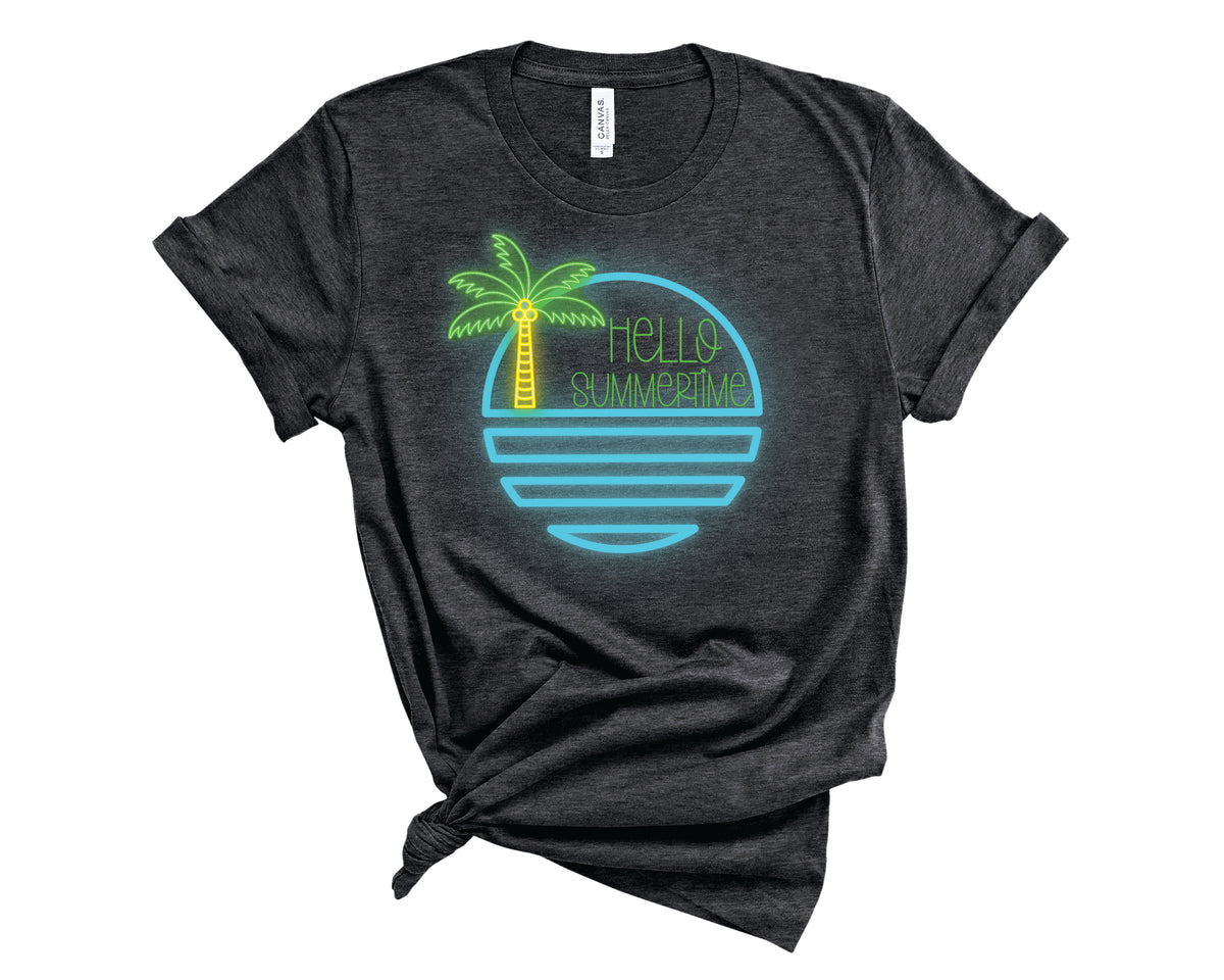Hello Summertime Neon - Transfer