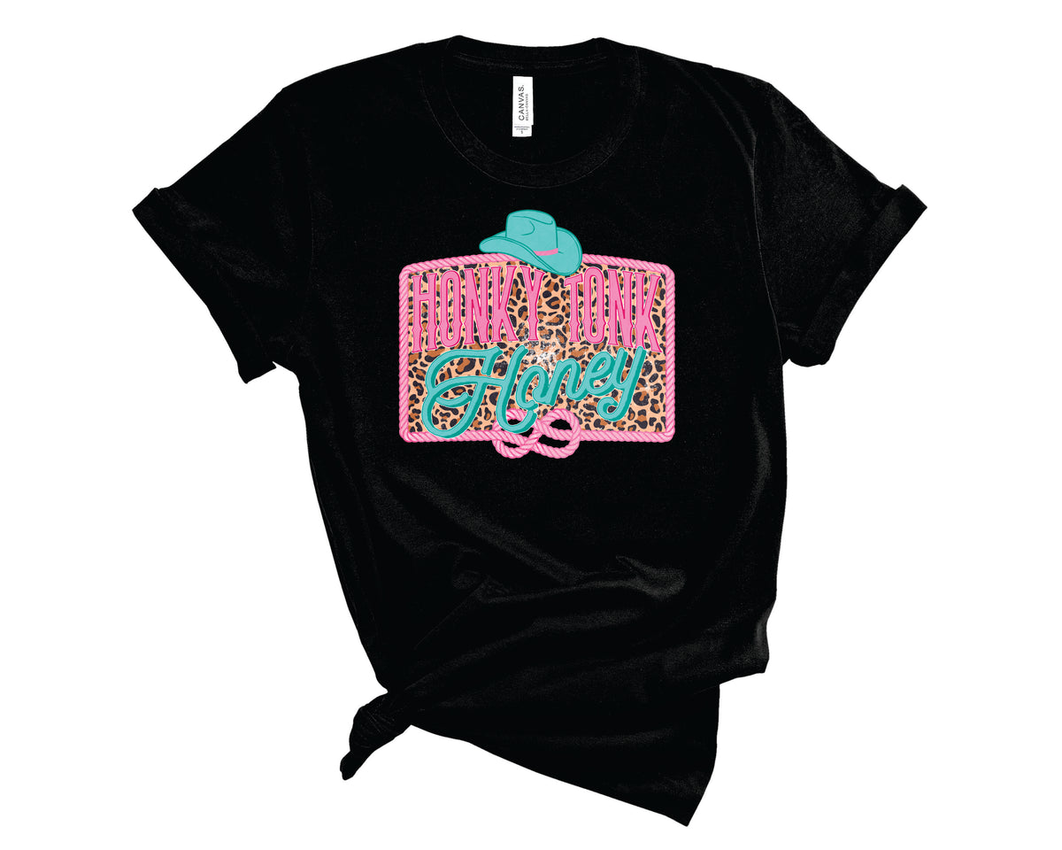 Honky Tonk Honey Leopard - Transfer