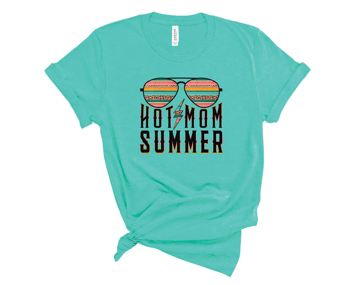 Hot Mom Summer Serape Leopard - Transfer