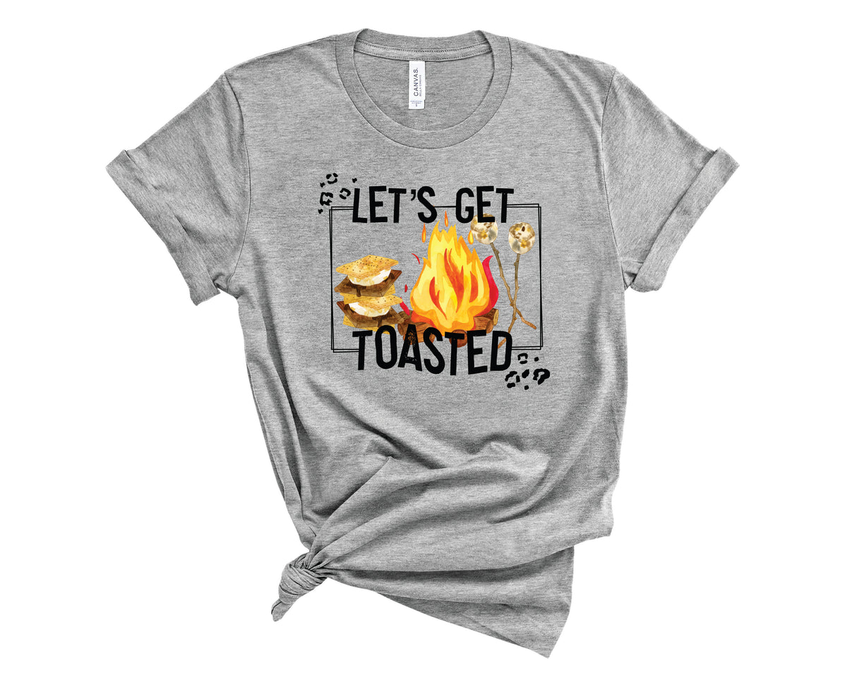 Let's Get Toasted Leopard Frame - Transfer