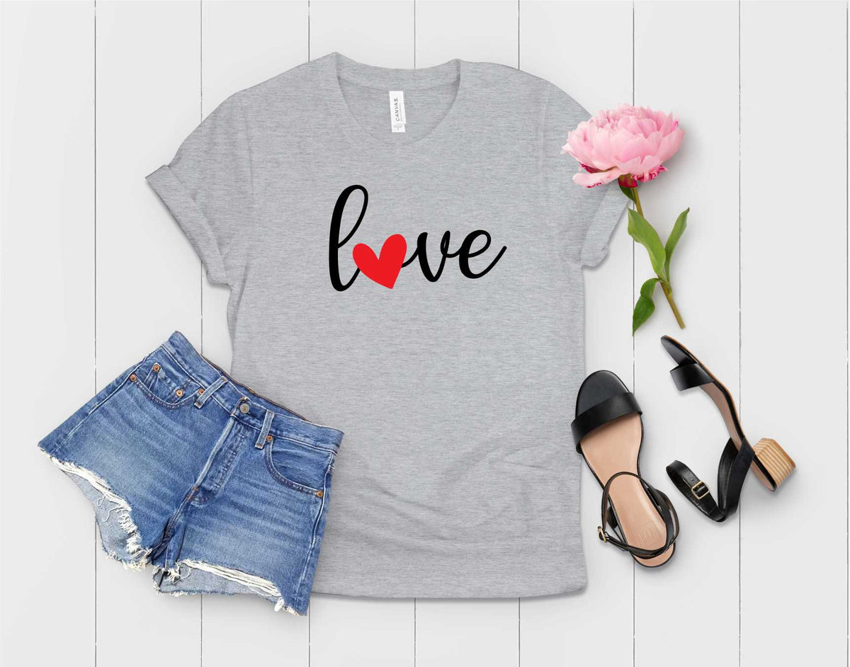 Love Red Heart - Transfer