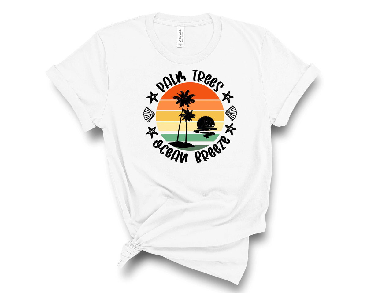 Palm Trees Ocean Breeze - Transfer