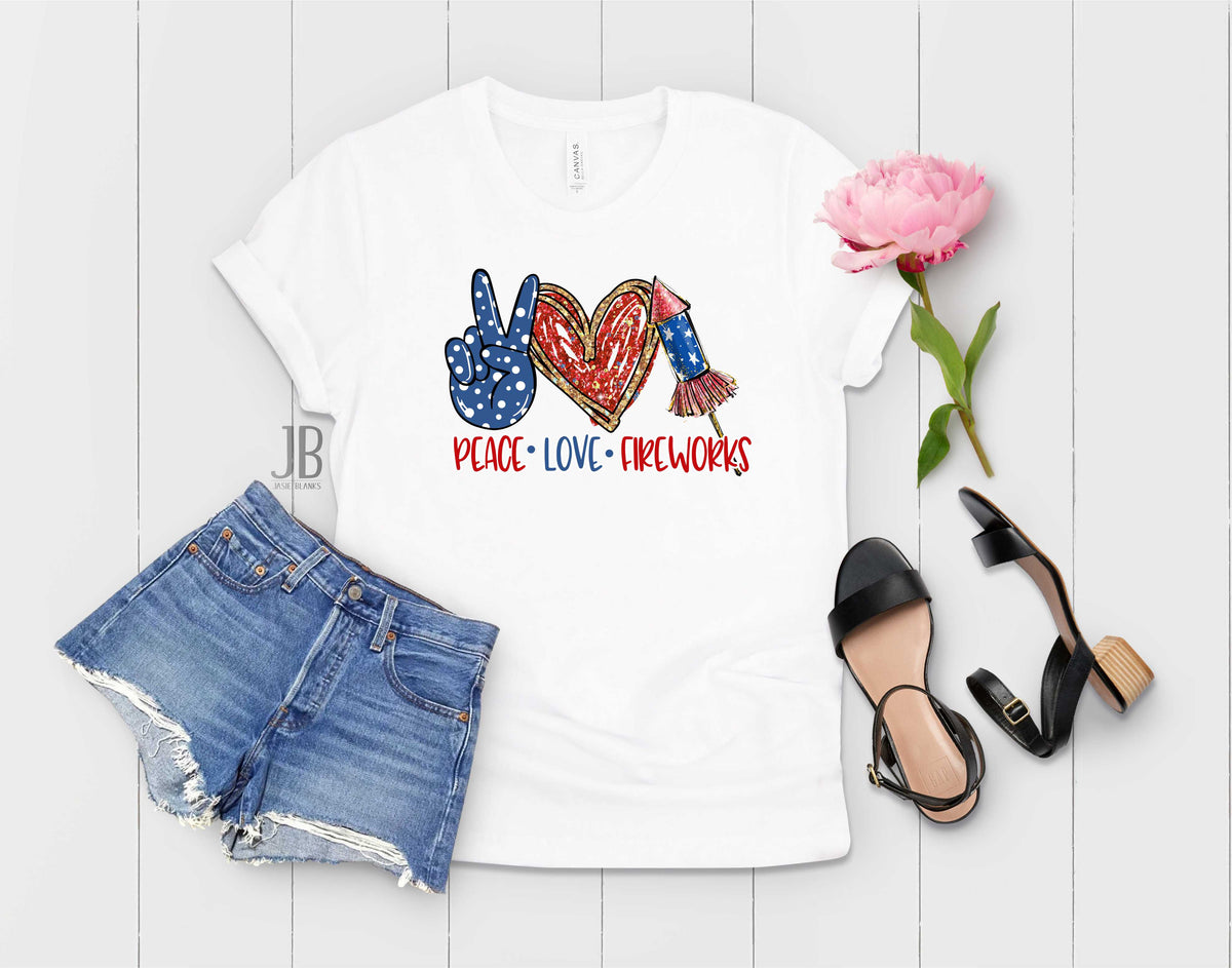 Peace Love Fireworks - Transfer