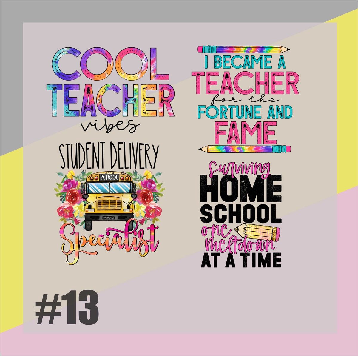School Gang Sheet #13