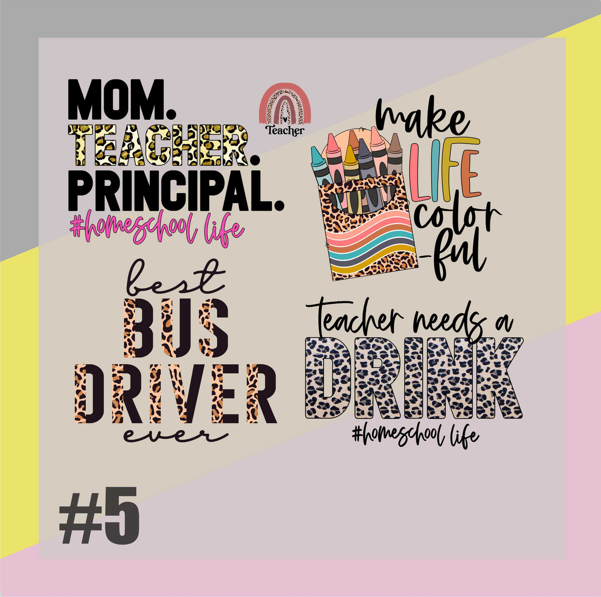 School Gang Sheet #5