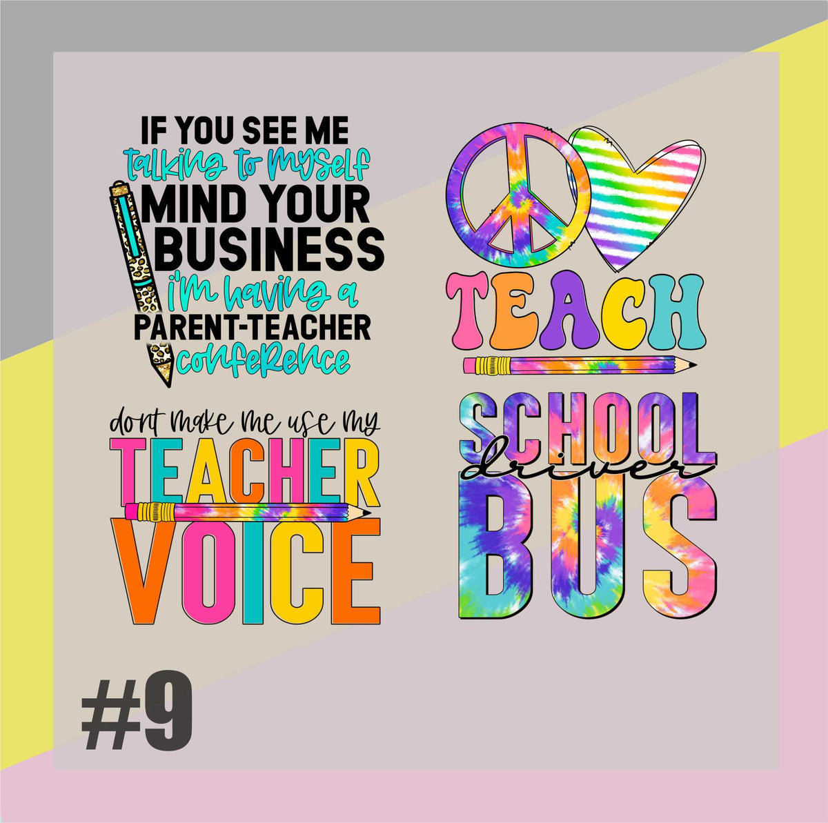 School Gang Sheet #9